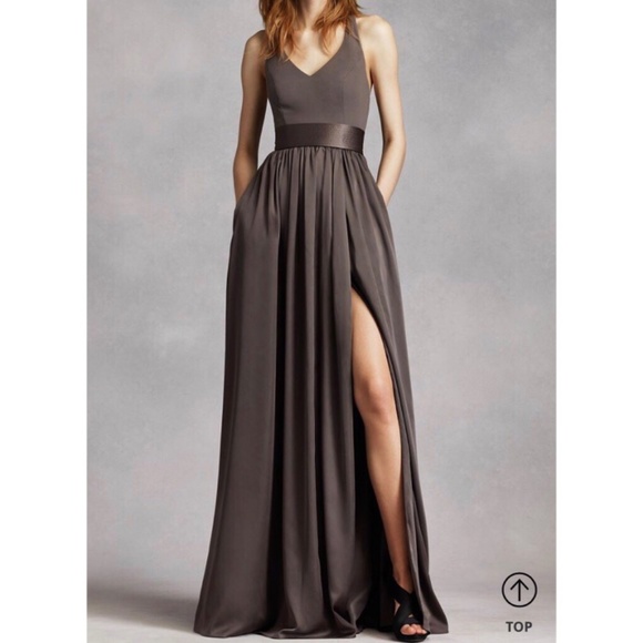 Vera Wang Dresses & Skirts - White by Vera Wang gown with sash